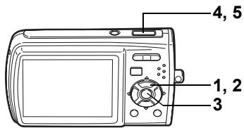 PENTAX OPTIO M30 - Appuyez sur le bouton OK. - 2