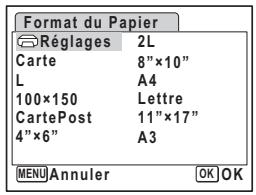 PENTAX OPTIO M30 - Appuyez sur le bouton OK. - 2