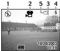 PENTAX OPTIO S - Prise de vue vidéo (Mode séquences vidéo) - 1