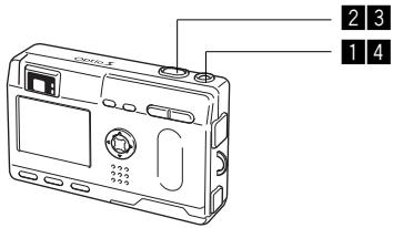 PENTAX OPTIO S - Enregistrement des fonctions en mode utilisateur - 1