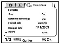 PENTAX OPTIO S - Recherche d'une fonction - 2