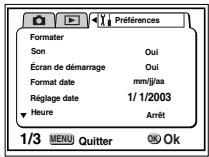 PENTAX OPTIO S - Réglage de l'heure - 3