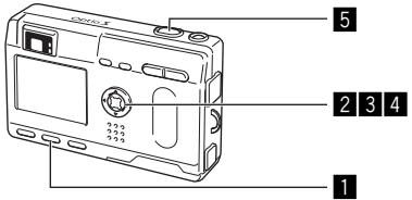 PENTAX OPTIO S - Activation de la fonction du zoom numérique - 4