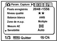 PENTAX OPTIO S - Réglage de la durée de l'affichage immédiat (Affich. immédiat) - 4