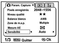 PENTAX OPTIO S - - Sensibilité - 1