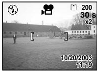 PENTAX OPTIO S - Prise de vue vidéo en mode intervalle (Vidéo en avance rapide) - 1