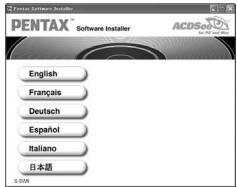 PENTAX OPTIO S - Installation du pilote USB - 1