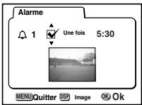 PENTAX OPTIO S - Réglage de l'alarme - 2