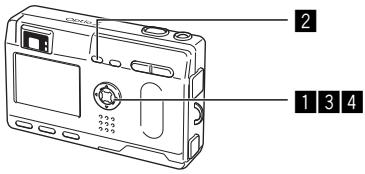 PENTAX OPTIO S - Effacement de toutes les images - 3