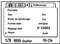 PENTAX OPTIO S - Formatage d'une carte mémoire SD/MultiMediaCard et de la mémoire intégrée - 3