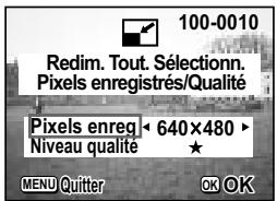 PENTAX OPTIO S4I - Redéfinition de toutes les images - 1