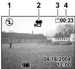 PENTAX OPTIO S4I - Prise de vue séquences video (Mode film) - 3