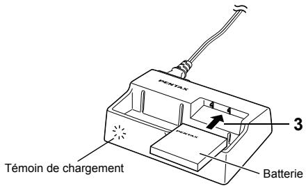 PENTAX OPTIO S4I - Chargement de la batterie via l'appareil - 1