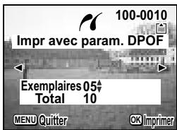 PENTAX OPTIO S4I - Impression à l'aide des réglages DPOF - 1