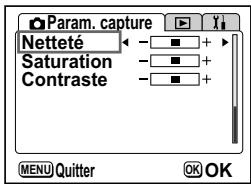 PENTAX OPTIO S4I - Réglage de la netteté de l'image - 1