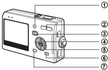 PENTAX OPTIO S5N - Appuyez en même temps sur l'interrupteur général et sur le bouton OK. - 2