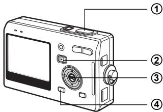 PENTAX OPTIO S5N - ⑦ Bouton MENU - 1