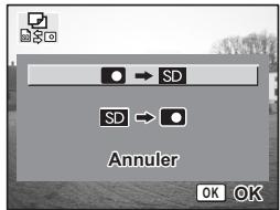 PENTAX OPTIO S6 - Copie de fichiers de la mémoire intégrée vers la carte mémoire SD - 1