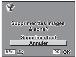 PENTAX OPTIO S6 - Supprimer toutes les images - 2