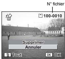 PENTAX OPTIO S6 - Suppression de l'image affichée - 1