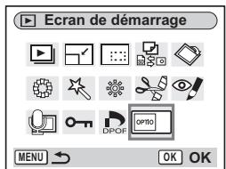 PENTAX OPTIO S6 - Réglage de l'écran de démarrage - 1