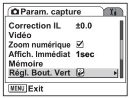 PENTAX OPTIO S6 - Enregistrement d'une fonction - 1