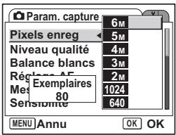 PENTAX OPTIO S6 - Nombre de pixels enregistrés - 2