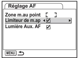 PENTAX OPTIO S6 - Réglage du limiteur de mise au point - 1