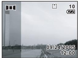 PENTAX OPTIO S6 - Déplacez l'appareil vers la droite et prenez la deuxieme photo. - 1