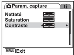 PENTAX OPTIO S6 - Réglage du contrast de l'image - 1