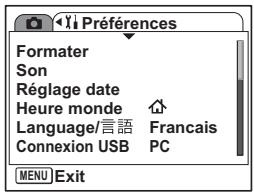 PENTAX OPTIO S6 - Formatage de la carte mémoire SD ou de la mémoire intégrée - 4