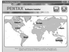 PENTAX OPTIO V10 - Enregistrement du produit sur Internet - 1