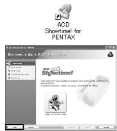 PENTAX OPTIO W20 - Utilisation d'ACD Showtime! for PENTAX - 1