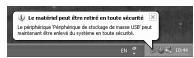 PENTAX OPTIO W20 - Déconnexion de la liaison appareil/ordinateur PC - 2