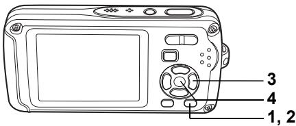 PENTAX OPTIO W30 - Suppression des images et des fichiers son sélectionnés (à partir de l'affichage neuf imagettes) - 4