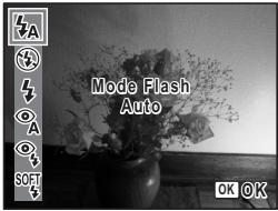 PENTAX OPTIO W30 - Appuyez sur le bouton OK. - 1