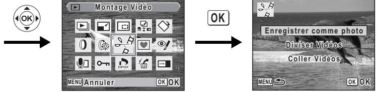 PENTAX OPTIO W30 - Édition de séquences vidéo - 2