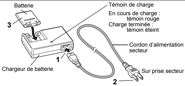 PENTAX OPTIO W30 - Alimentation de l'appareil - 1