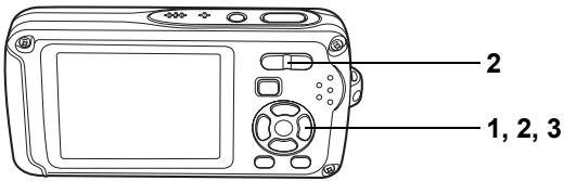PENTAX OPTIO W30 - Enregistrement d'un mémo vocal - 3