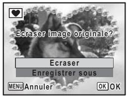 Ecraser image originale? Ecraser Enregistrer sous MENU Annuler OK OK