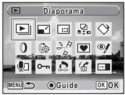 Diaporama MENU → Guide OK OK