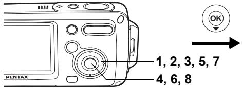 PENTAX 1, 2, 3, 5, 7 4, 6, 8