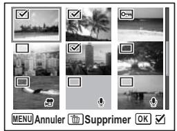 MENU Annuler Supprimer OK