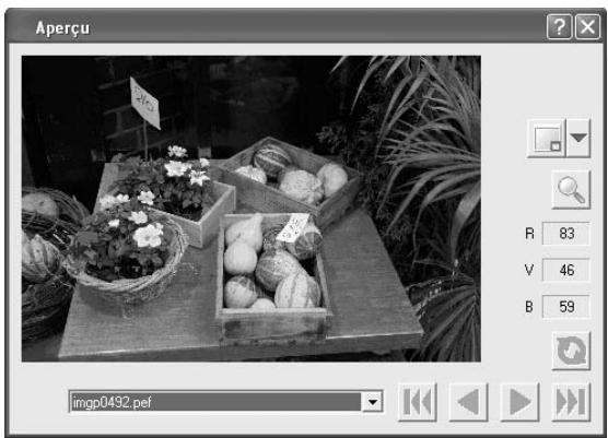 PENTAX PHOTO BROWSER 2.0 - Spécifiez le nom de fichier d'un fichier d'image RAW afin de l'afficher puis cliquez sur le bouton [Ouvrir]. - 1