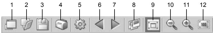 PENTAX PHOTO BROWSER 2.0 - - Barre d'outils - 1