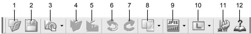 PENTAX PHOTO BROWSER 2.0 - Barre d'outils - 1