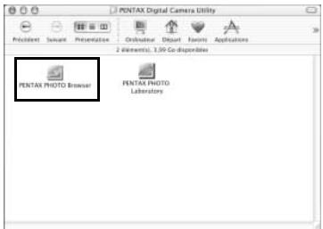 PENTAX PHOTO BROWSER 2.0 - Sous Macintosh - 1