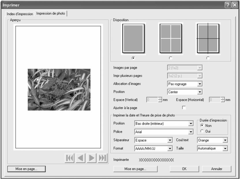 PENTAX PHOTO LABORATORY 2.0 - Sélectionnez l'onglet [Impression de photo]. - 1