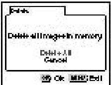 PENTAX DIGIBINO - Alle beelden verwijderen - 2