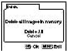 PENTAX DIGIBINO - Alle beelden verwijderen - 3